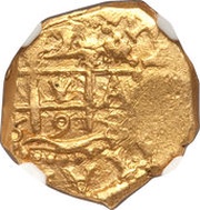 2 Escudos - Carlos II, Peru, 1696-1701 reverse image