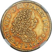 2 Escudos - Fernando VI obverse image