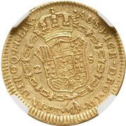 2 Escudos - Carlos III, Peru, 1772-1784 reverse image