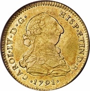 2 Escudos - Carlos IV obverse image