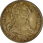 4 Escudos - Carlos III portrait obverse image