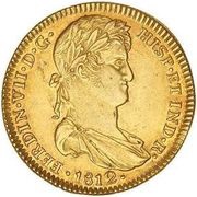 4 Escudos - Fernando VII Large Draped Bust obverse image