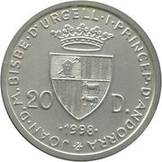 20 Diners - Joan Martí i Alanis XXVII Summer Olympic Games obverse image