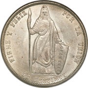 50 Centimos Transitional Coinage reverse image