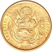 8 Escudos Transitional Coinage obverse image