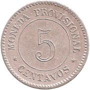 5 Centavos reverse image