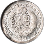 ½ Dinero obverse image