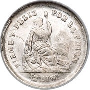 ½ Dinero reverse image