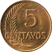 5 Centavos reverse image