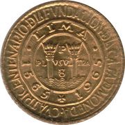 5 Centavos Casa de Moneda, Peru, 1965 reverse image