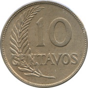 10 Centavos reverse image