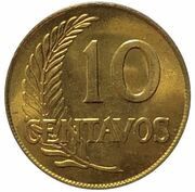10 Centavos reverse image
