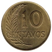 10 Centavos reverse image
