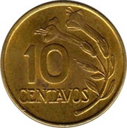 10 Centavos reverse image