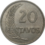 20 Centavos reverse image