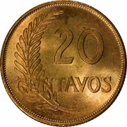 20 Centavos reverse image