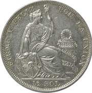 ½ Sol, Peru, 1922-1935 reverse image