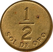 ½ Sol de Oro reverse image
