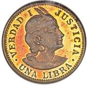 1 Libra Pattern obverse image