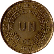 1 Sol de Oro reverse image