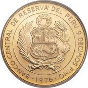 1 Sol de Oro Battle of Ayacucho obverse image