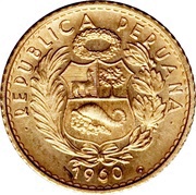 5 Soles Oro obverse image