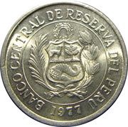 5 Soles de Oro obverse image