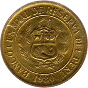5 Soles de Oro obverse image
