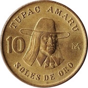 10 Soles de Oro, Peru, 1978-1983 reverse image