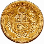 20 Soles Oro obverse image