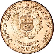 50 Soles de Oro Casa de Moneda obverse image