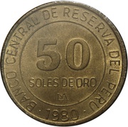 50 Soles de Oro reverse image