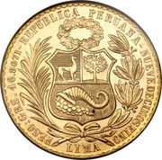 100 Soles Oro obverse image