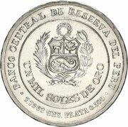 1000 Soles de Oro National Congress obverse image
