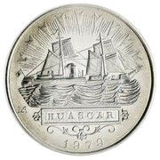 5000 Soles de Oro Battle of Iquique, Peru, 1979 reverse image