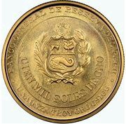 100 000 Soles de oro Andrés A. Câceres obverse image