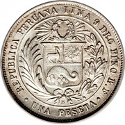 1 Peseta obverse image