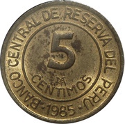 5 Céntimos obverse image