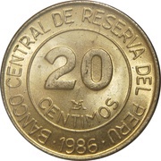 20 Céntimos obverse image