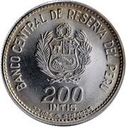 200 Intis Marshal Caceres obverse image