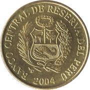 1 Céntimo Without braille obverse image