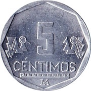 5 Céntimos reverse image