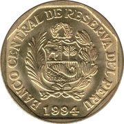 20 Céntimos With braille obverse image