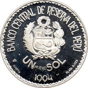 1 Nuevo Sol José Carlos Mariátegui obverse image