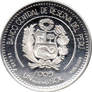 1 Nuevo Sol Luis José Orbegoso y Moncada obverse image