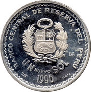 1 Nuevo Sol Sociedad Nacional de Minería y Petróleo obverse image