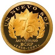 1 Nuevo Sol Central Reserve Bank of Peru, Peru, 1997 reverse image