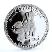 1 Nuevo Sol Danza de las Tijeras, Peru, 1997 reverse image