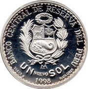 1 Nuevo Sol Military School of Chorrillos obverse image