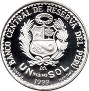 1 Nuevo Sol Ernesto Malinowski obverse image
